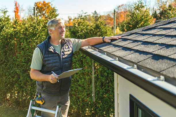 Professional Roofing technician working in Burlington, NC
